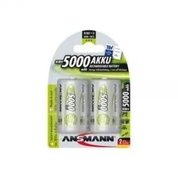 Batería Ansmann blíster 2 X Accu NiMH Mono/D 5000 mAh