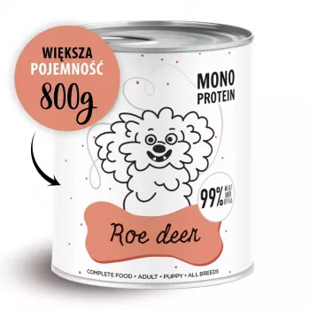 PAKA ZWIERZAKA Pepe Reh - comida húmeda para perros - 800g