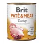 BRIT Paté & Meat con pavo - Comida húmeda para perros - 800g