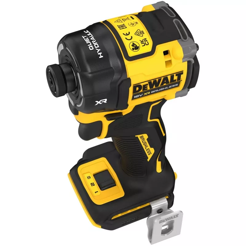 Atornillador DeWalt DCF870NT-XJ, 18V Li-Ion, 56 N·m, portabrocas de 1/4 inch, empuñadura de pistola, 100 mm de longitud