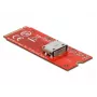 Convertidor M.2 Key M a 1 x OCuLink SFF-8612 DeLOCK 64106