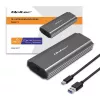 Carcasa | caja NV2271 para disco M.2 SSD | SATA | NVMe | USB-C | 2TB