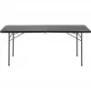 Mesa de camping Coleman 2199848 negra polipropileno acero 760 mm x 1830 mm
