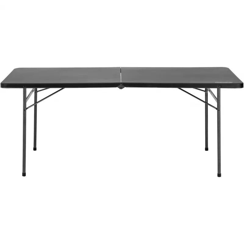Mesa de camping Coleman 2199848 negra polipropileno acero 760 mm x 1830 mm