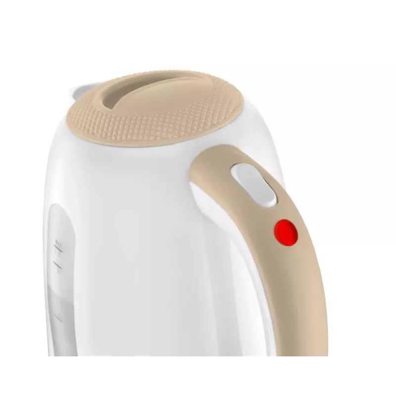Hervidor eléctrico Concept Solution RK2331 — 1,7 L, 2200 W, beige/blanco