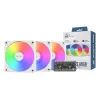 Montech GF120 V2 ARGB módulo ventilador para caja de ordenador 12 cm blanco 3 uds.