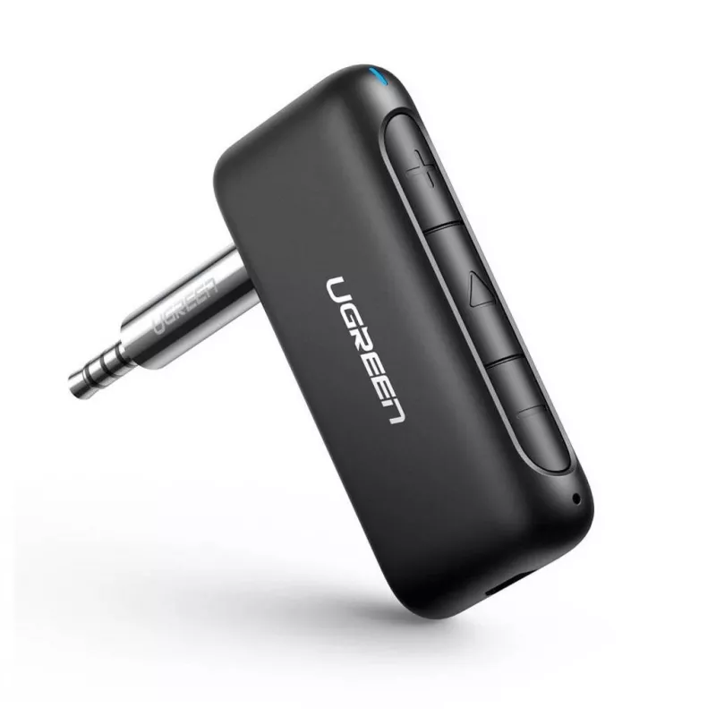 Ugreen CM276 Receptor de audio Bluetooth 5.0 adaptador jack AUX Negro