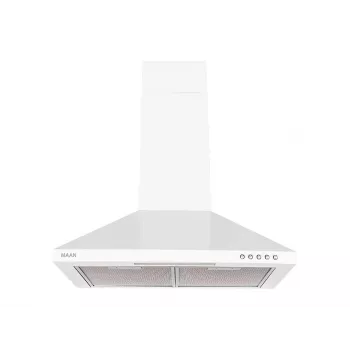 Campana extractora MAAN VELA 2 50, 496 mm de ancho, filtro antigrasa de aluminio, 315 m³/h, 3 velocidades, 50–58 dB, blanco