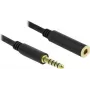 Cable de audio DeLOCK 85798 3m 4,4mm negro