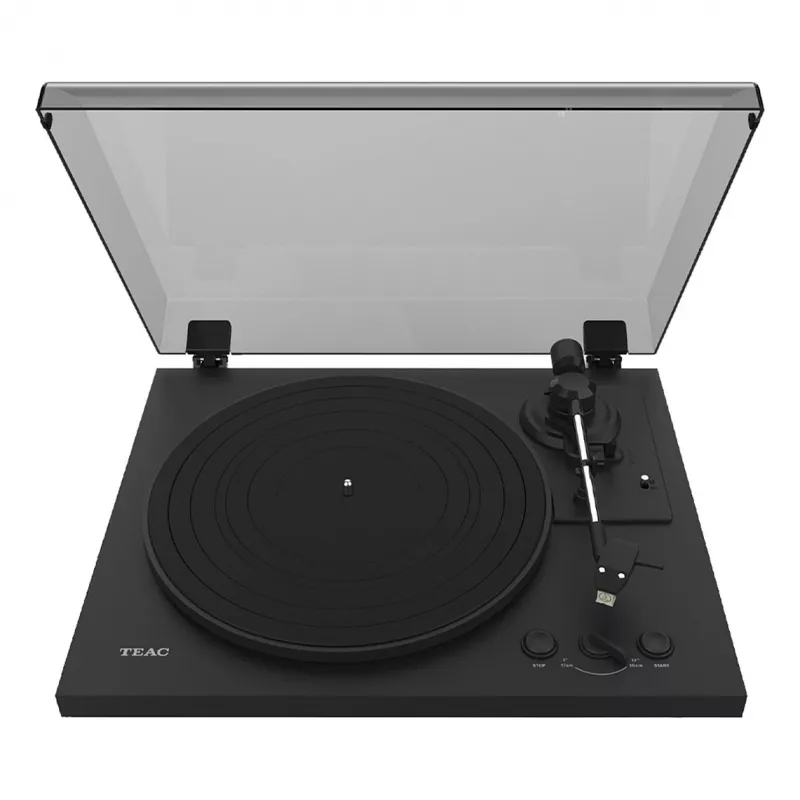 Tocadiscos de accionamiento por correa TEAC TN-175-B Negro