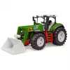 BRUDER tractor con cargador frontal modelo BR-03451 – robusto tractor de juguete con cargador móvil