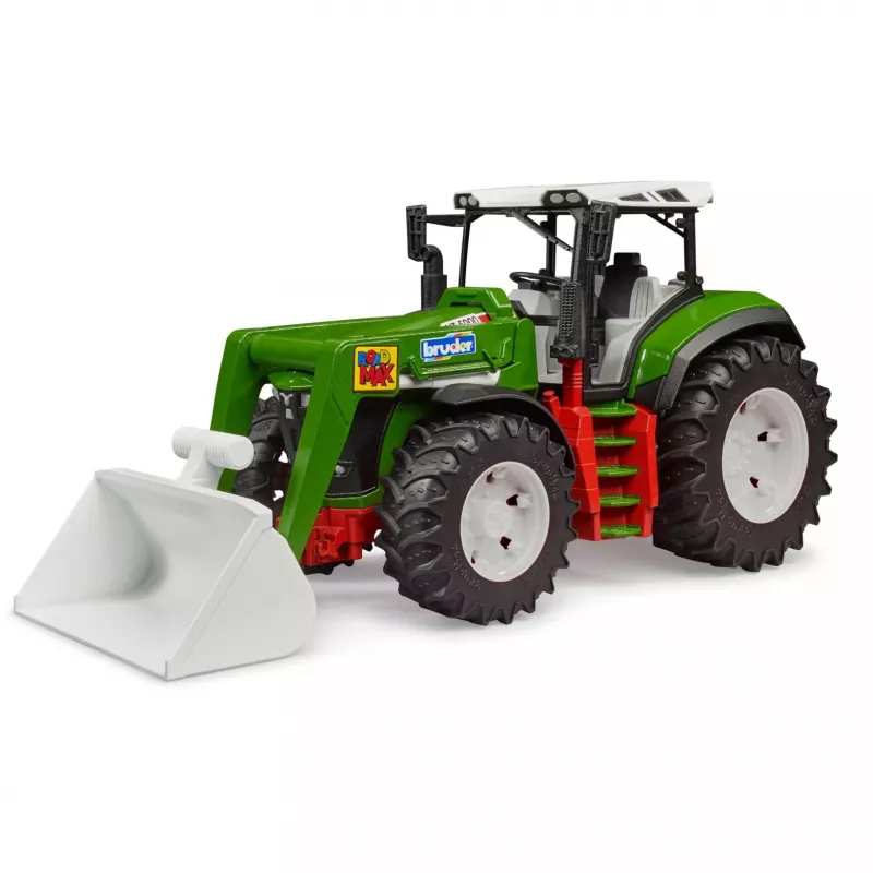 BRUDER tractor con cargador frontal modelo BR-03451 – robusto tractor de juguete con cargador móvil