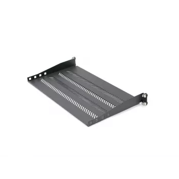 DIGITUS bandeja 1U fija, profundidad 250 mm, para racks de 19 pulgadas, capacidad de carga 15 kg