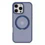 Funda protectora Torras Ostand Pro para iPhone 16 Pro, azul, diseño delgado