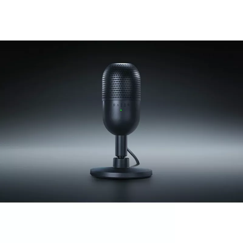 Micrófono de mesa Razer Seiren V3 Mini, USB-C, supercardioide, 20–20000 Hz, 96 kHz, 24-bit, negro