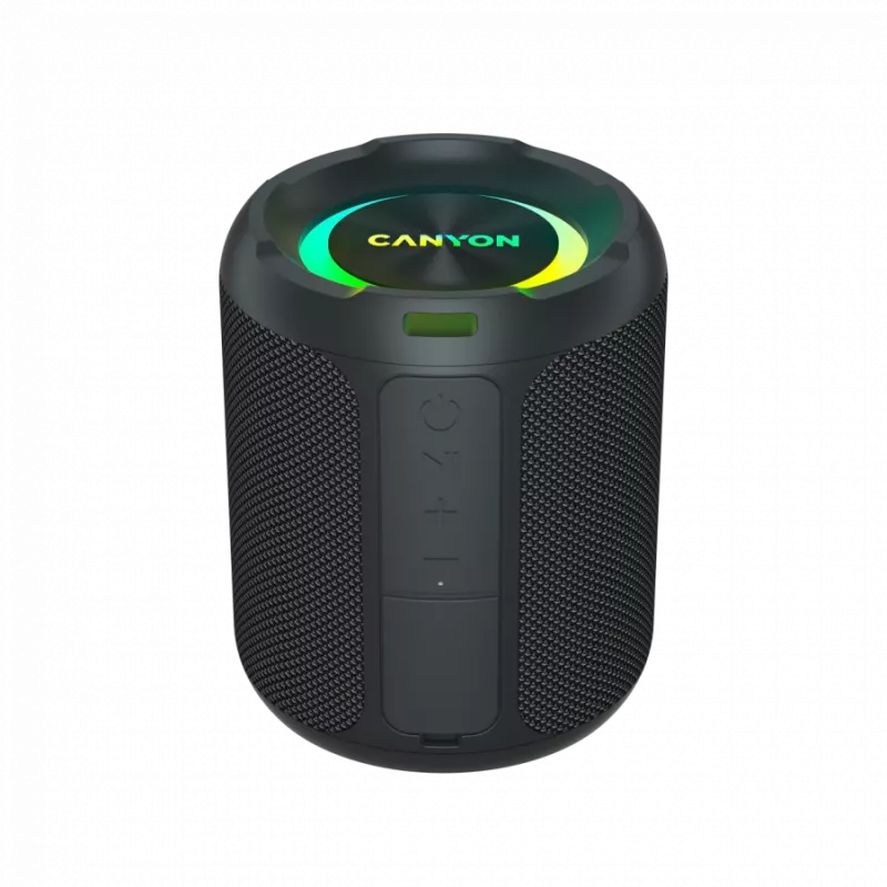 Altavoz portátil CANYON OnMove 11 IPX6 TWS 20W EQ RGB negro