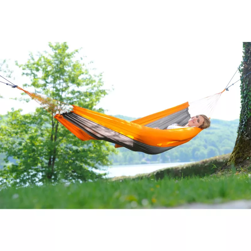 Silk Traveller Techno AZ-1030160, hamaca de camping naranja/gris