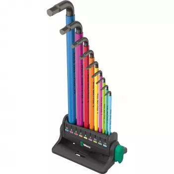 Wera 05133165001 juego de llaves Allen en L métricas 9 piezas