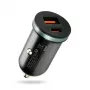 Cargador de coche everActive CC-30Q QC3.0 35W – 1x USB-A, 1x USB-C, carga rápida