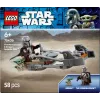 LEGO STAR WARS 75436 El Mandaloriano y la moto speeder de Grogu