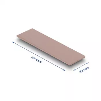 Almohadilla térmica DeLOCK 18480 3 W/m·K rosa 20x70x1,75 mm