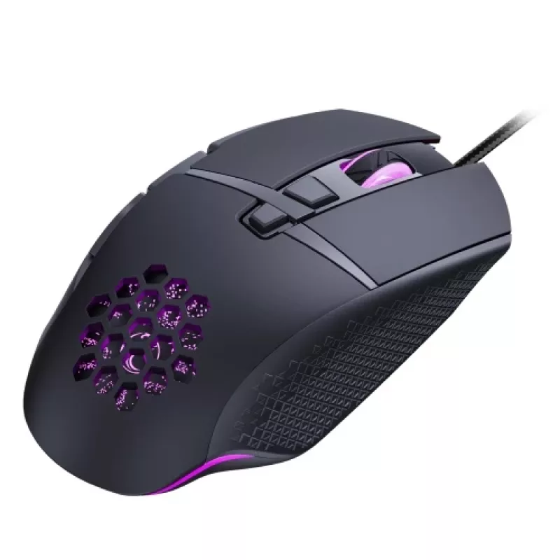 Ratón con cable Lumi Legend WM03G-16, USB Type-A, óptico, 7200 DPI, Juoda