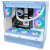 Ventilador de carcasa Thermaltake CT140 EX Reverse ARGB 140mm pack de 3 azul hortensia