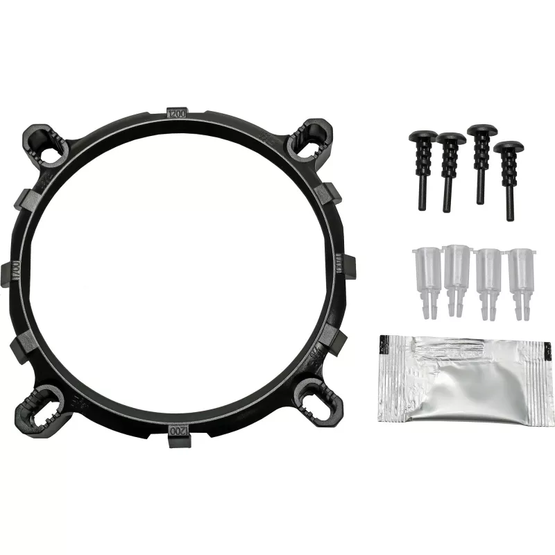 Disipador de aire INTER-TECH 4P90 Bulk, ventilador hidráulico de 92 mm, 125 W TDP, compatible con AM5/AM4/AM3 y LGA 1700/1200/115x/775
