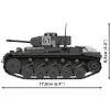 Set de construcción Cobi Panzerkampfwagen II Ausf. F – 813 piezas, negro, edad 9+