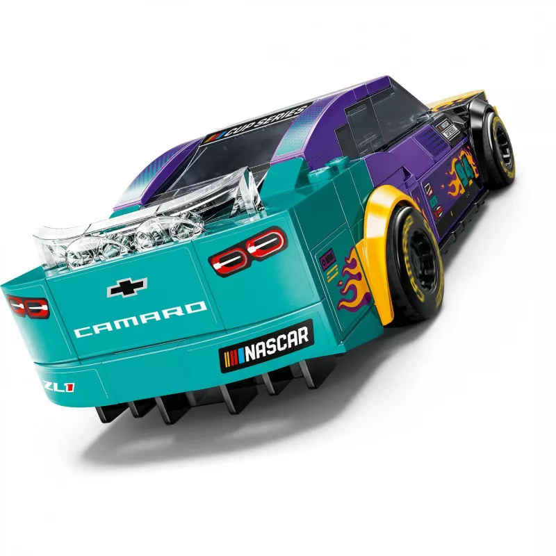 Juguete de construcción LEGO Speed Champions 76935 NASCAR Next Gen Chevrolet Camaro ZL1, 328 piezas, 1 minifigura, edad 9+