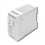Qoltec Fuente de alimentación para carril DIN | 60W | 12V | 5A | Blanco | perfil bajo