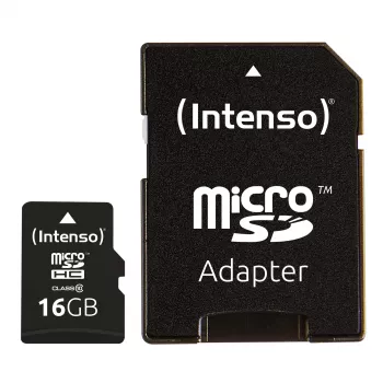 MEMORIA MICRO SDHC 16GB C10/W/ADAPTER 3413470 INTENSO