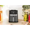 Freidora de aire Tefal Easy Fry Silence EY551HE0 individual 5 L de pie negra, gris, acero inoxidable
