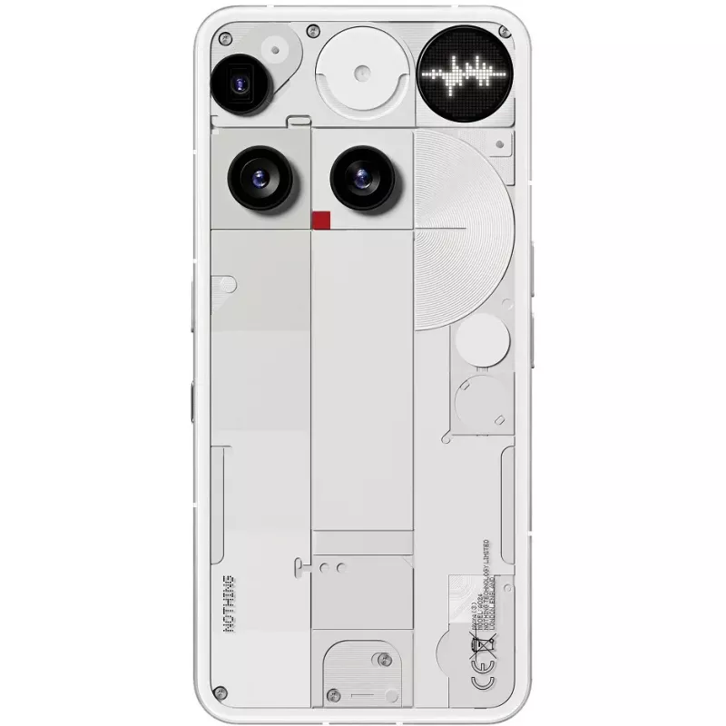 Nothing Phone (3) Blanco - Smartphone 5G - Dual-SIM - RAM 12 GB / Almacenamiento interno 256 GB - Pantalla OLED - 6,67