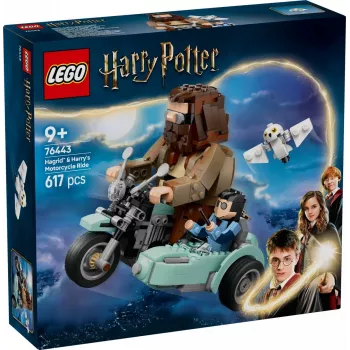 LEGO HARRY POTTER 76443 Paseo en moto de Hagrid y Harry