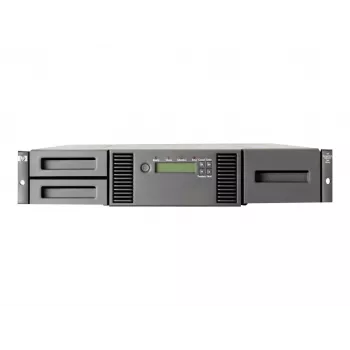 Hewlett Packard Enterprise HPE StorageWorks MSL2024 – biblioteca de cintas – LTO Ultrium – número máximo de unidades: 2 – Rack – montaje en rack – 2U – lector de códigos de barras – para ProLiant DL120