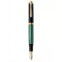 Pelikan Souverän 1000, negro, verde, punto medio, ambidiestra, Alemania, 1 ud.