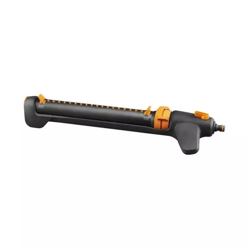 Aspersor Fiskars 1027028 Aspersor oscilante negro, naranja
