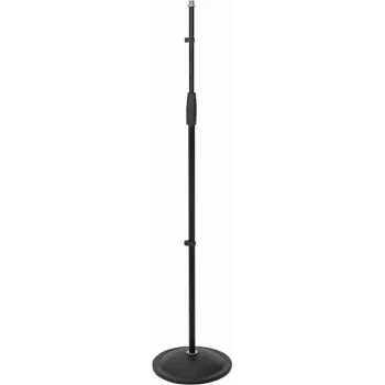 Pie de micrófono Omnitronic de altura ajustable 85–157 cm, base de trípode, modelo 6000580P