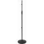 Pie de micrófono Omnitronic de altura ajustable 85–157 cm, base de trípode, modelo 6000580P