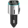 Transmisor FM 4smarts 456201 mechero negro plata AM FM Bluetooth