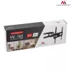 Maclean MC-760 soporte de pared para TV de 26–55 pulgadas, VESA 100×100–400×400, máx. 30 kg, inclinación ±15°, distancia a la pared 7–46 cm, metal, negro