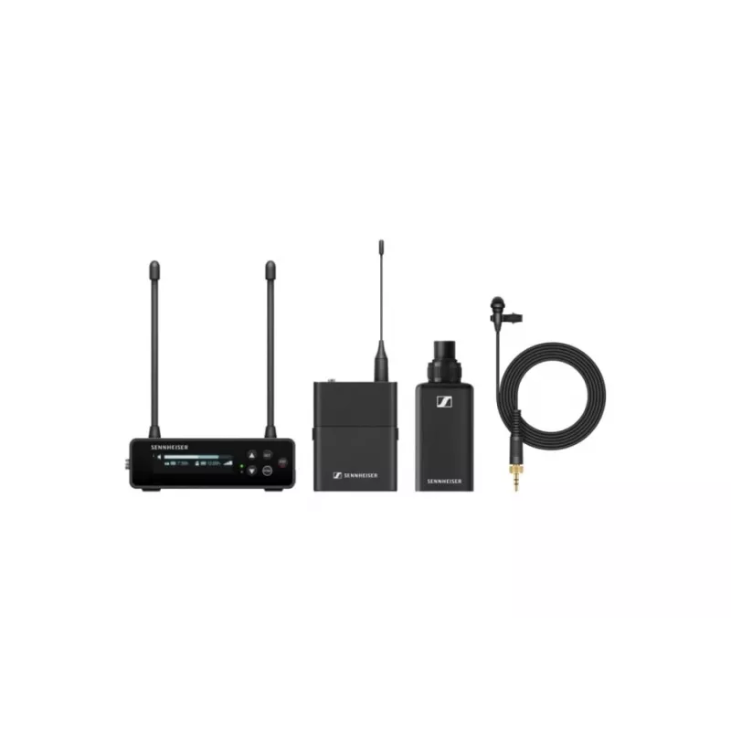Sennheiser EW-DP ENG SET (R1-6) - set para cámara con transmisor plug-on y transmisor de petaca con micrófono ME 2, 520–576 MHz