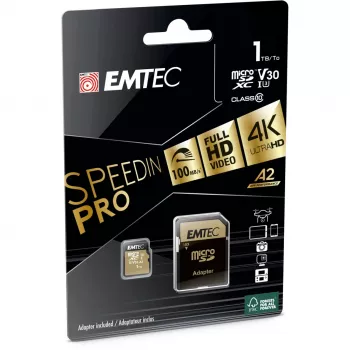 Tarjeta de memoria Emtec 1 TB MicroSDXC UHS-I ECMSDM1TXC10SP