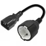 Adaptador de red QOLTEC 53906 IEC 320 C14 a SCHUKO 16A 250V