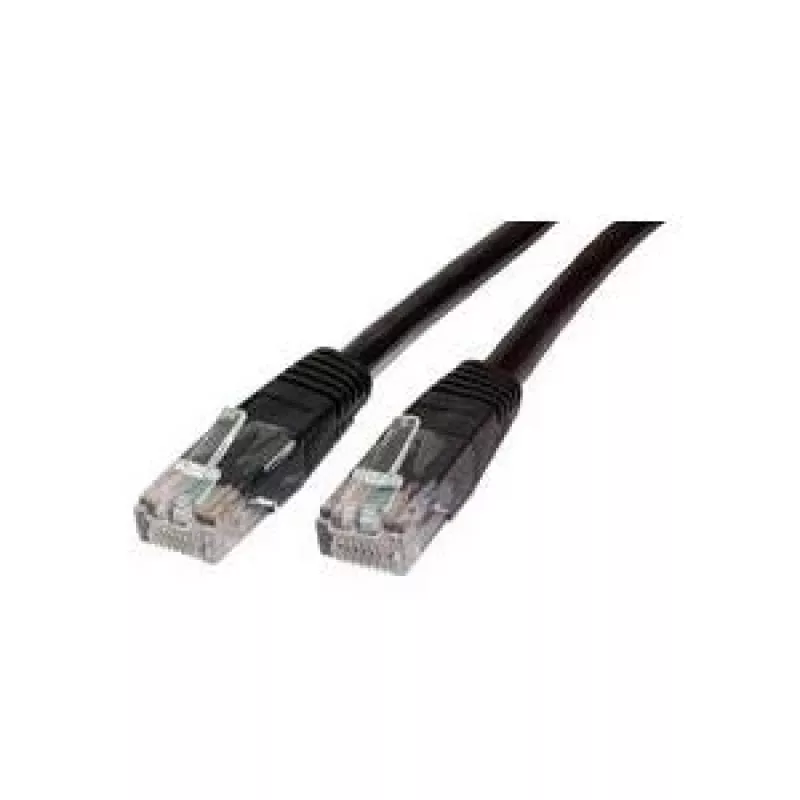MediaRange - Cable de red - RJ-45 (M) - RJ-45 (M) - 15,0m - UUTP - (Categoría 5e) - Negro (MRCS121)
