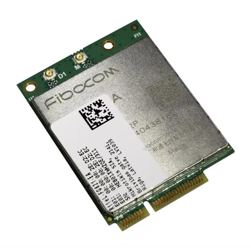 Mikrotik R11eL-FG621-EA interno con cable Mini PCI Express verde