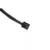 Extensión de cable Alphacool 18675 plástico negro 600 mm