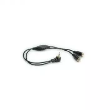 ROLINE Cable en Y para altavoces - 3,5mm (conector macho - 2x conector hembra) - con regulador de volumen (11.09.4439)