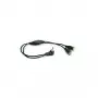 ROLINE Cable en Y para altavoces - 3,5mm (conector macho - 2x conector hembra) - con regulador de volumen (11.09.4439)